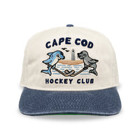 Cape Cod Faceoff Snapback: Cream