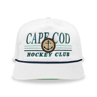 Cape Cod Hockey Club Snapback: White