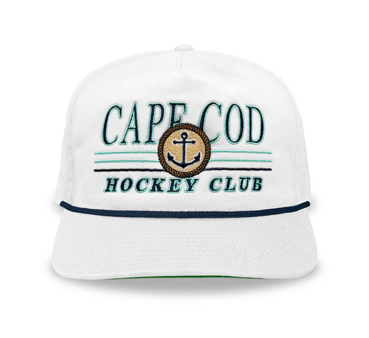 Cape Cod Hockey Club Snapback: White