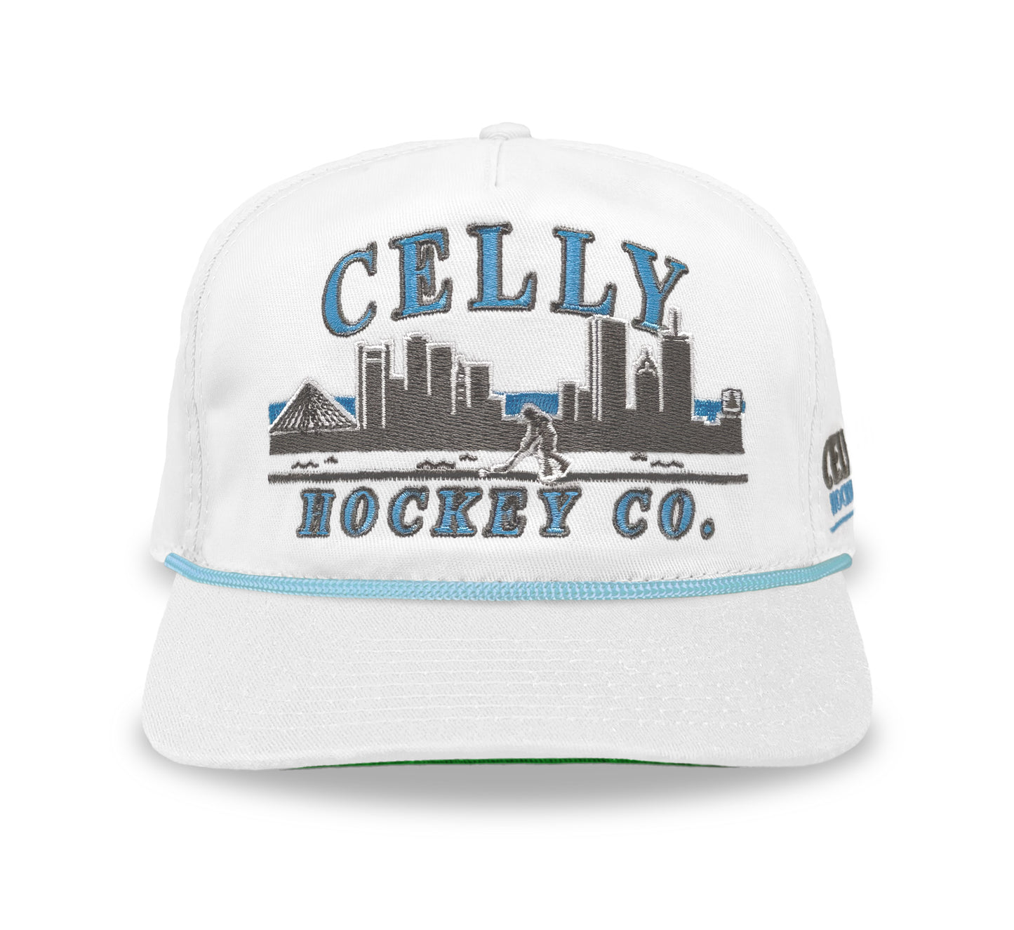 Celly Hockey Co. Snapback: White