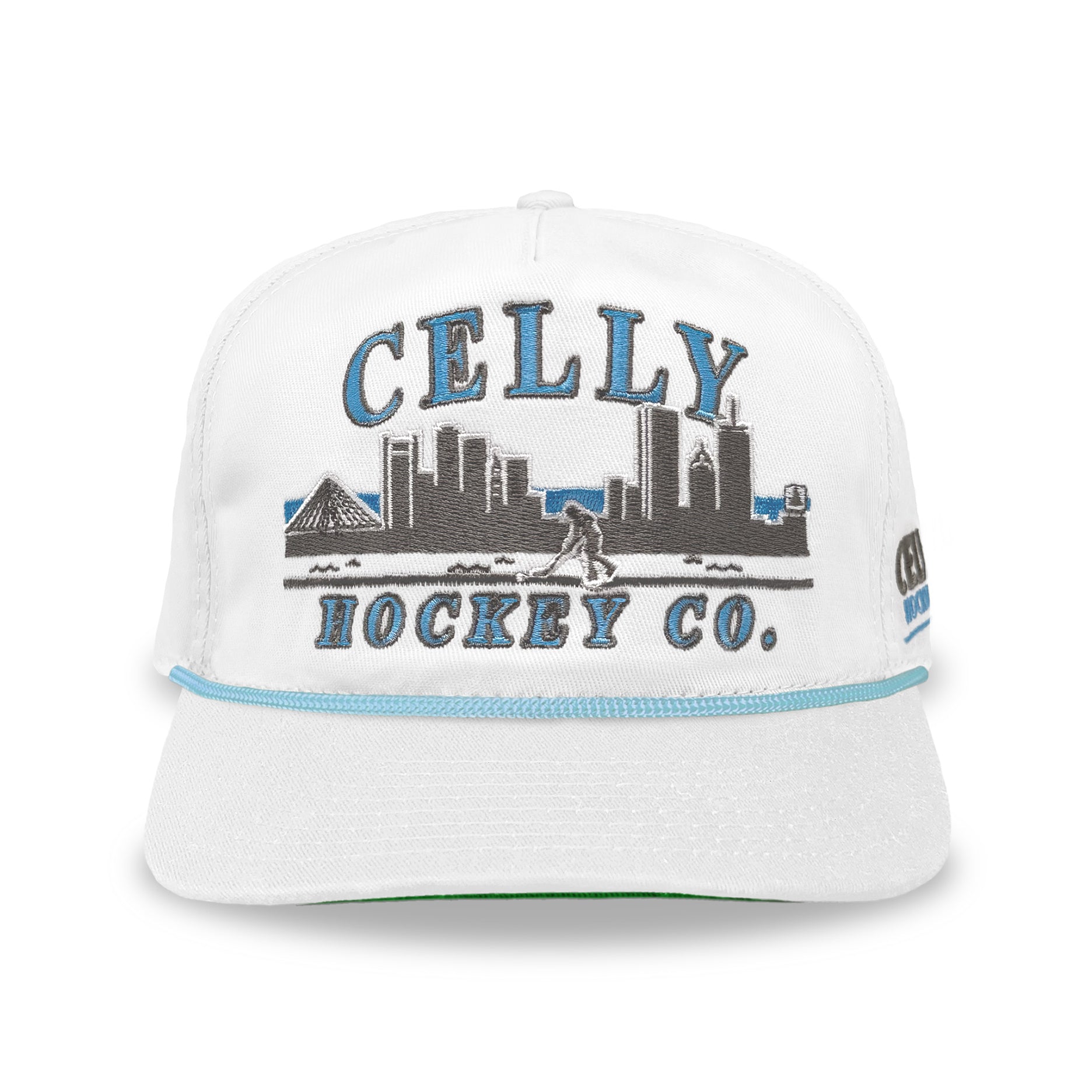 Celly Hockey Co. Snapback: White