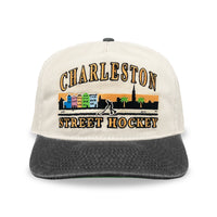 Charleston Street Hockey Snapback: Cream