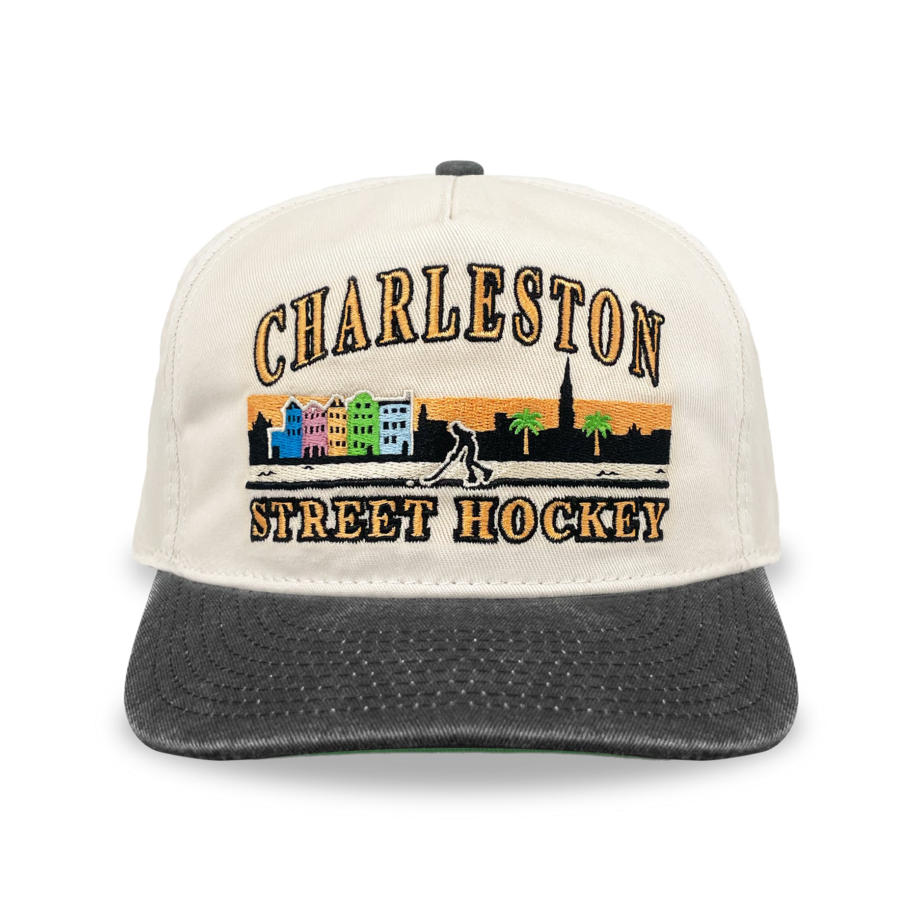 Charleston Street Hockey Snapback: Cream
