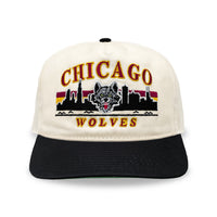 Chicago Wolves Snapback: Cream