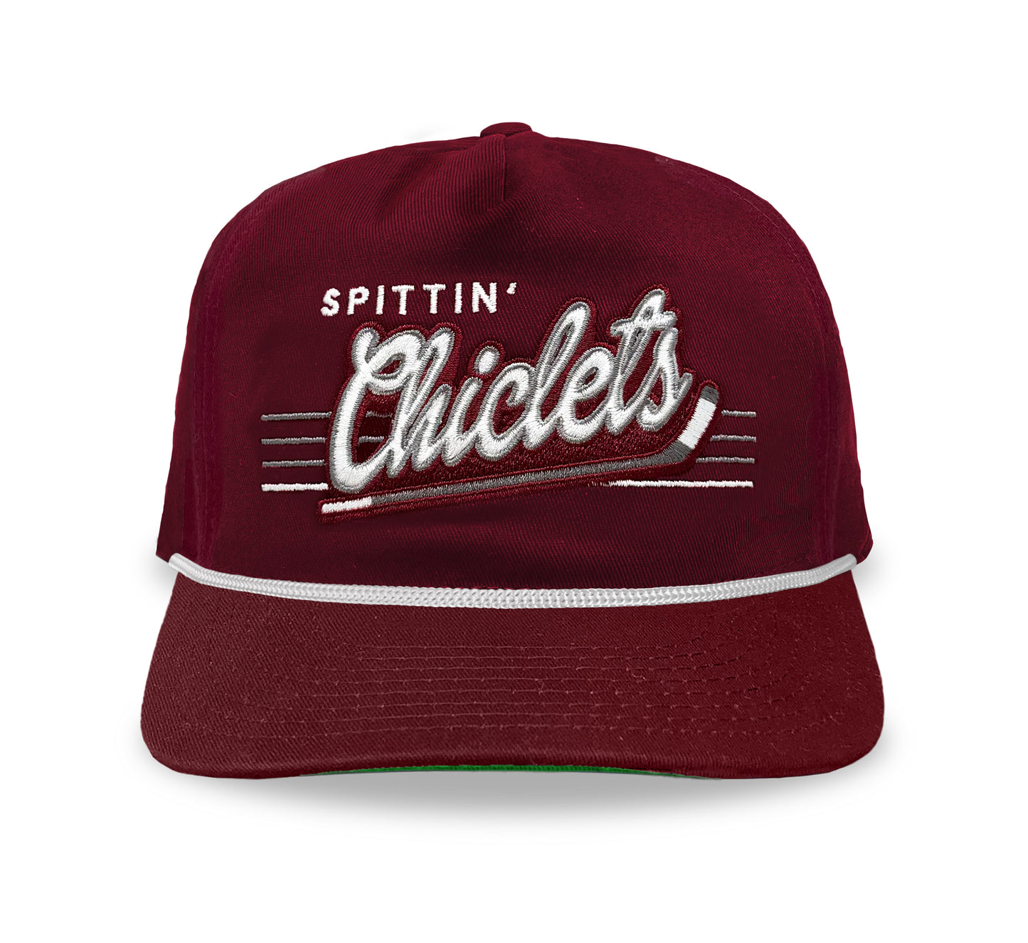 Spittin' Chiclets Snapback: Maroon