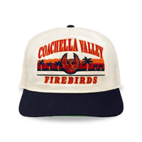Coachella Valley Firebirds Snapback: Cream