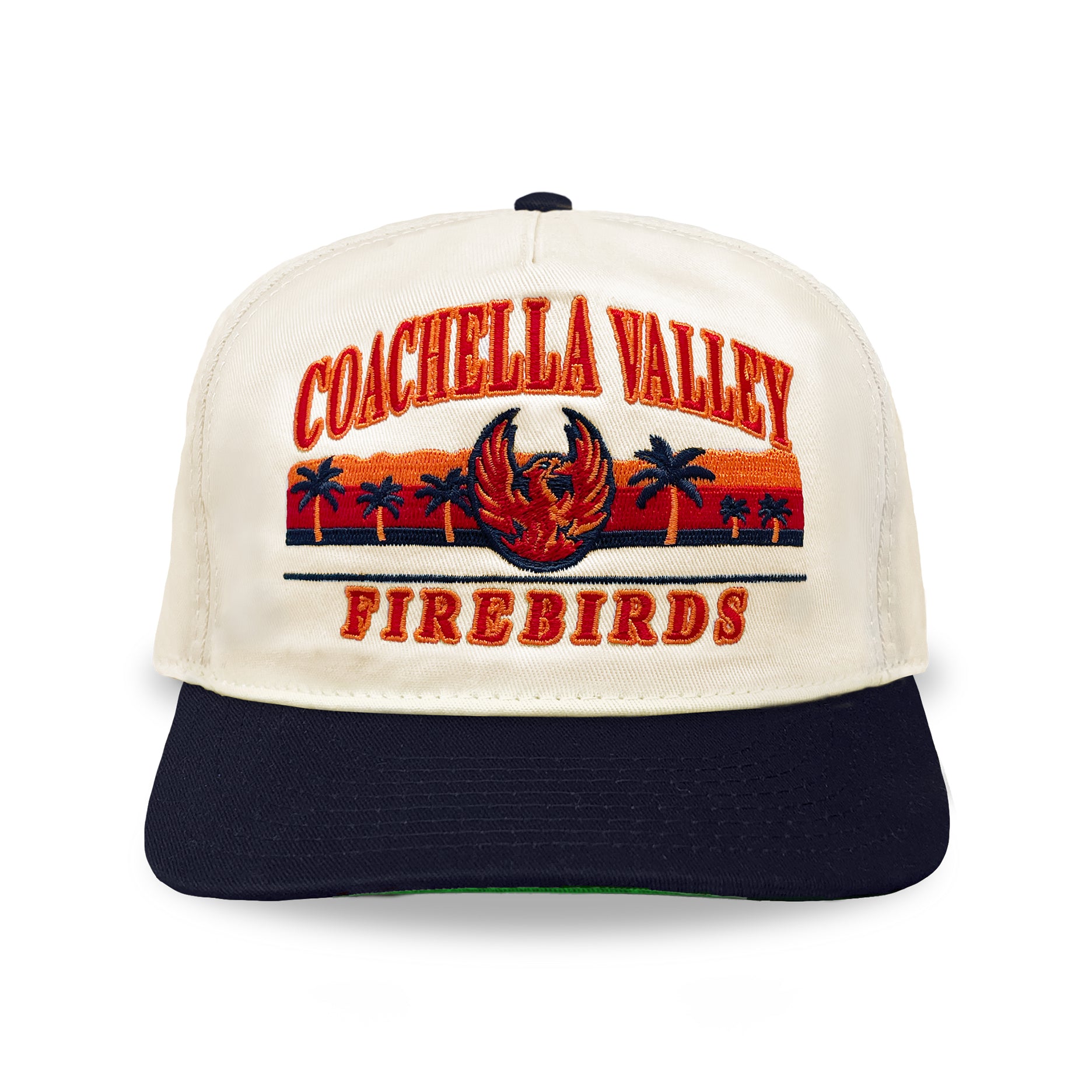 Coachella Valley Firebirds Snapback: Cream