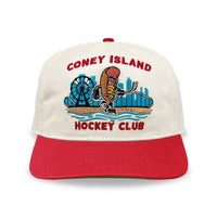 Coney Island Hockey Club Snapback: Cream