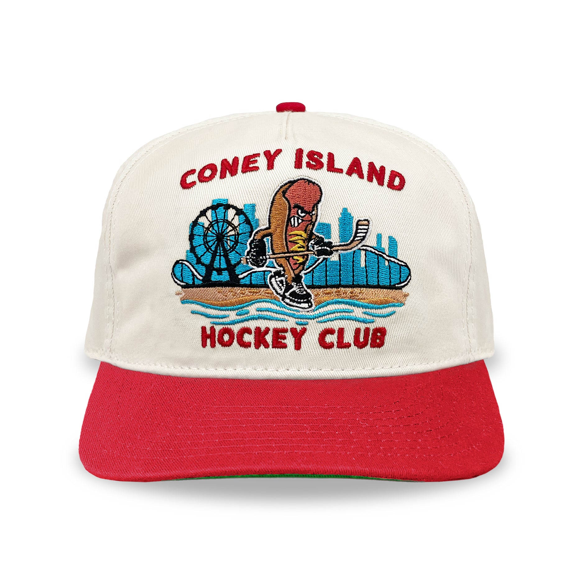 Coney Island Hockey Club Snapback: Cream