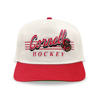 Cornell Hockey Snapback: Cream