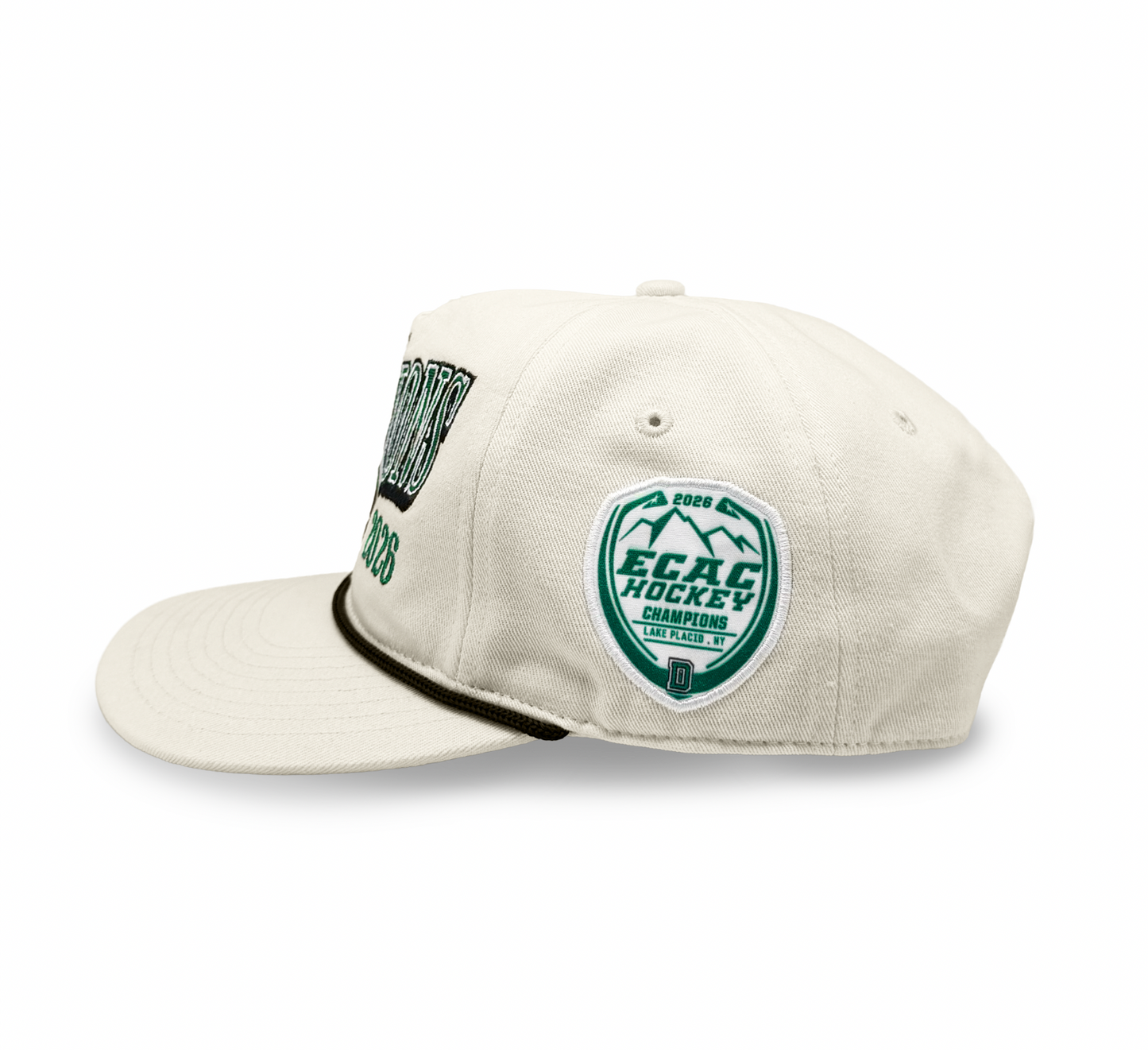 Dartmouth ECAC Champions 2026 Snapback: Cream