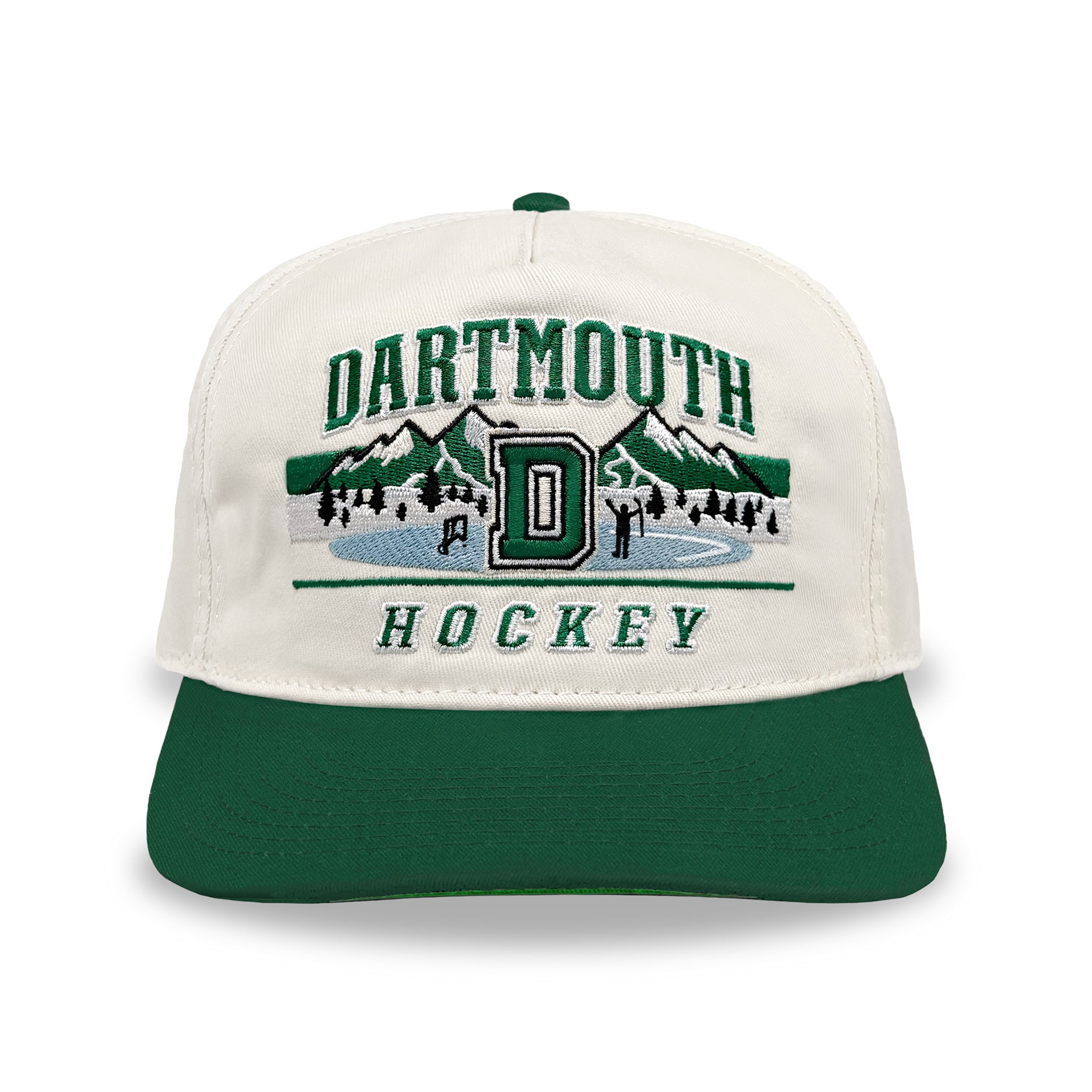 Dartmouth Hockey Snapback: Cream