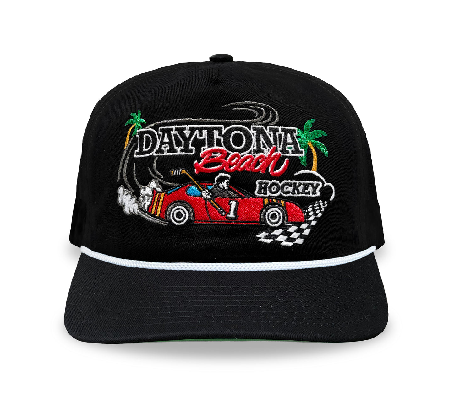 Daytona Beach Hockey Snapback: Black