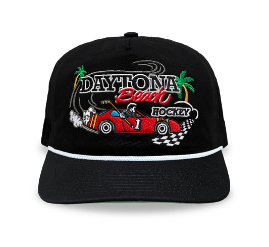 Daytona Beach Hockey Snapback: Black