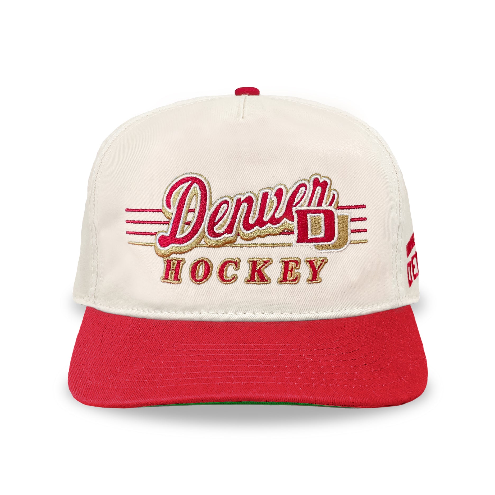 Denver Hockey Snapback: Cream