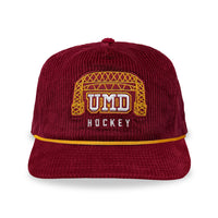 UMD Hockey Snapback: Corduroy