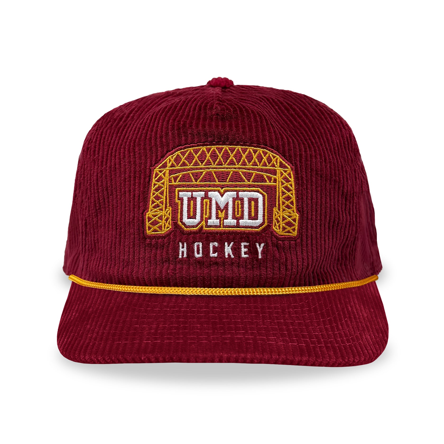 UMD Hockey Snapback: Corduroy