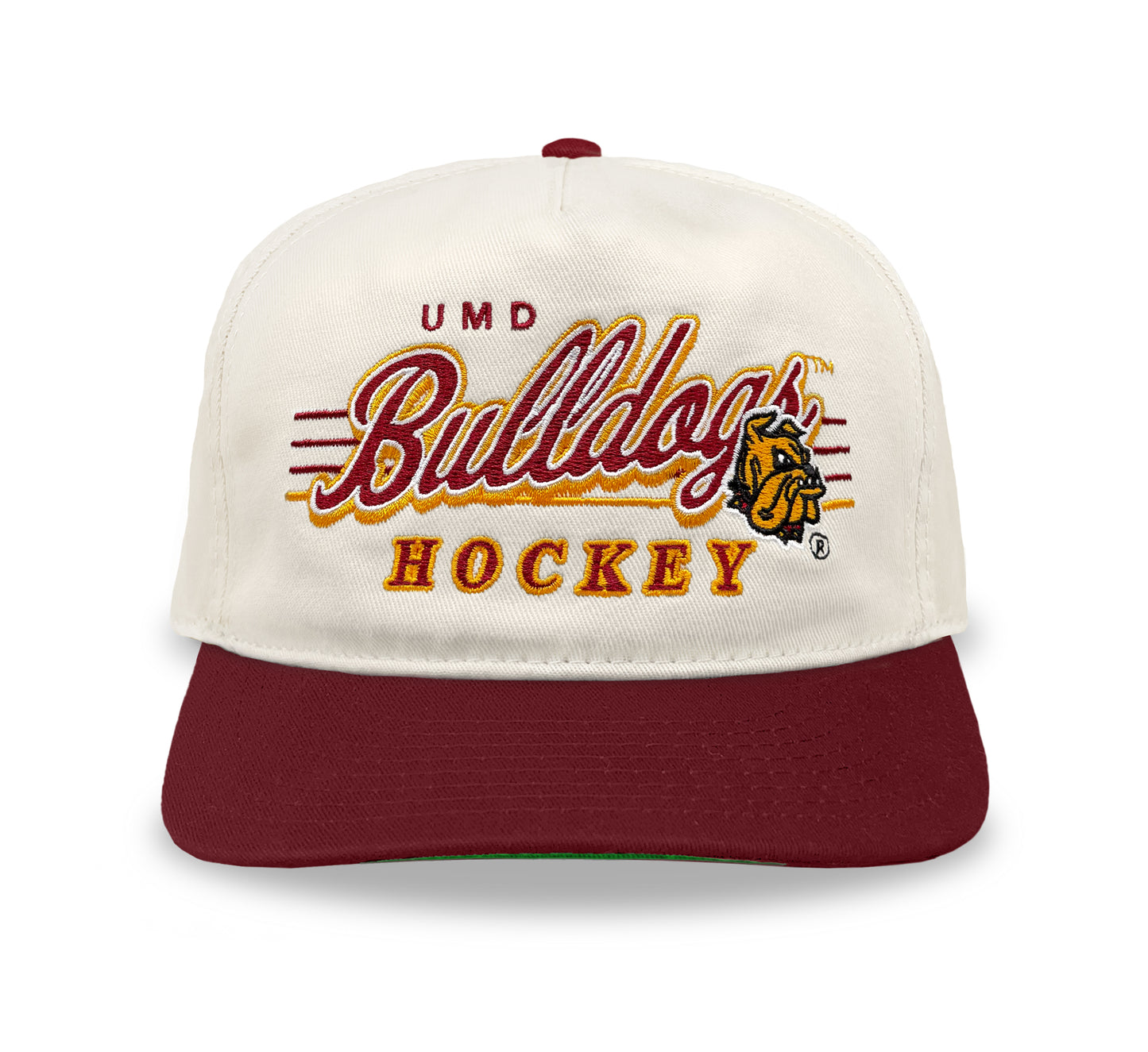 Minnesota Duluth Hockey Snapback: Cream