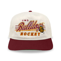 UMD Bulldogs Hockey Snapback: Cream