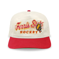 Ferris State Hockey Snapback: Cream