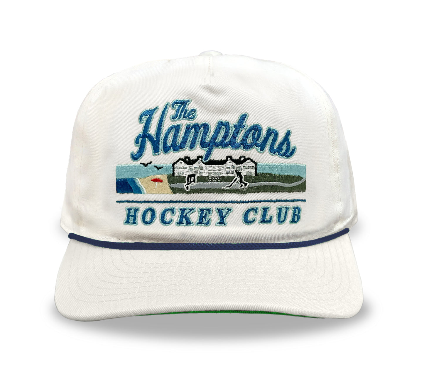 The Hamptons Hockey Club Snapback: Cream