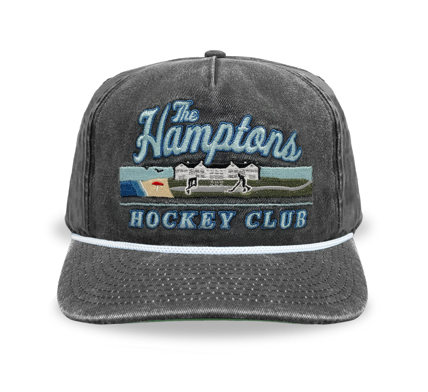 The Hamptons Hockey Club Snapback: Washed Black