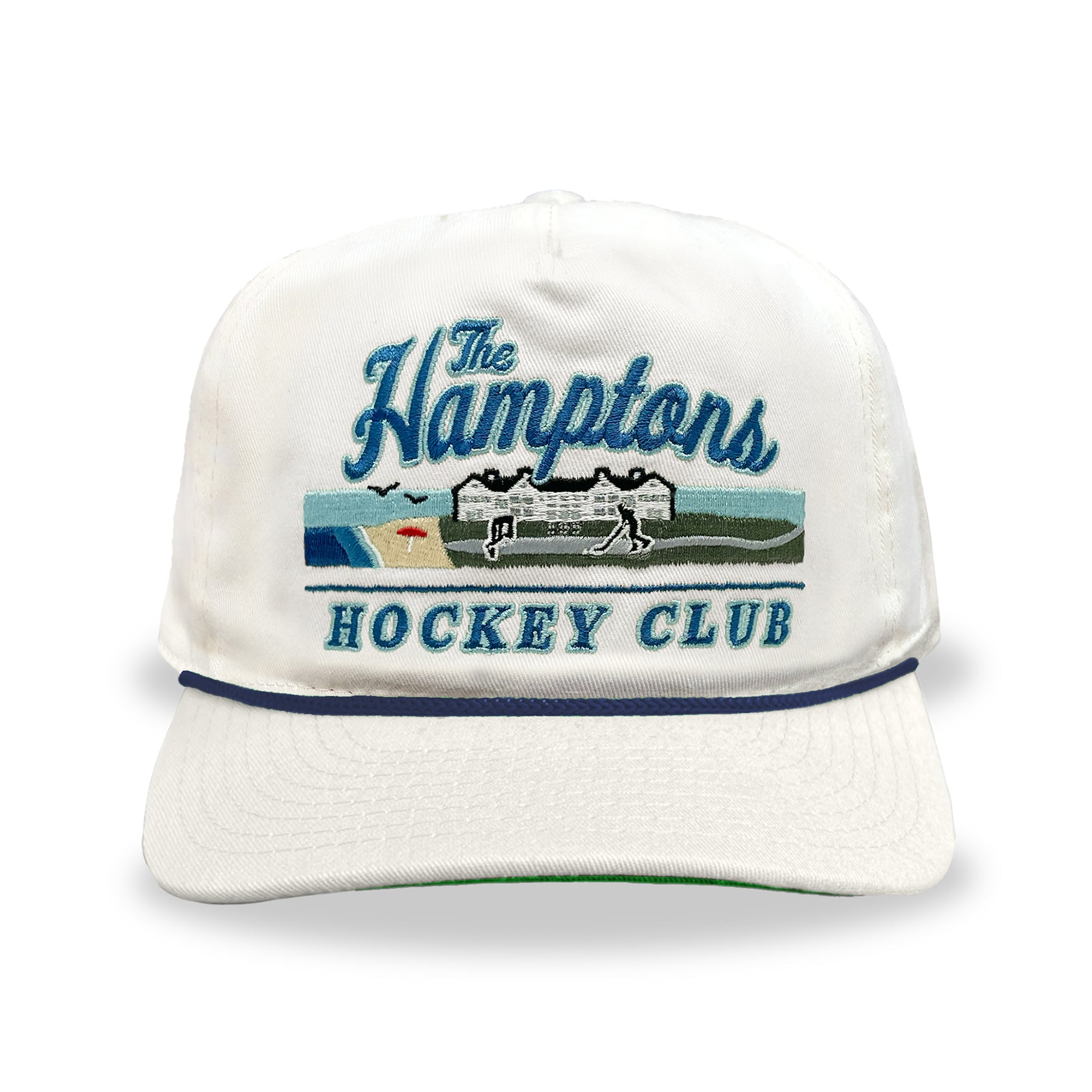 The Hamptons Hockey Club Snapback: Cream