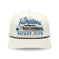 The Hamptons Hockey Club Snapback: Cream