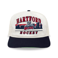 Hartford Wolf Pack Hockey Snapback: Cream