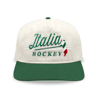 Italia Hockey Snapback: Cream