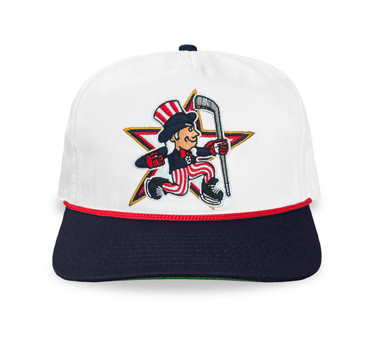 United Skates of America Snapback: White