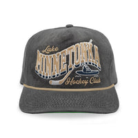 Lake Minnetonka Hockey Club Snapback: Washed Black