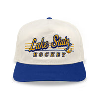 Lake State Hockey Snapback: Cream