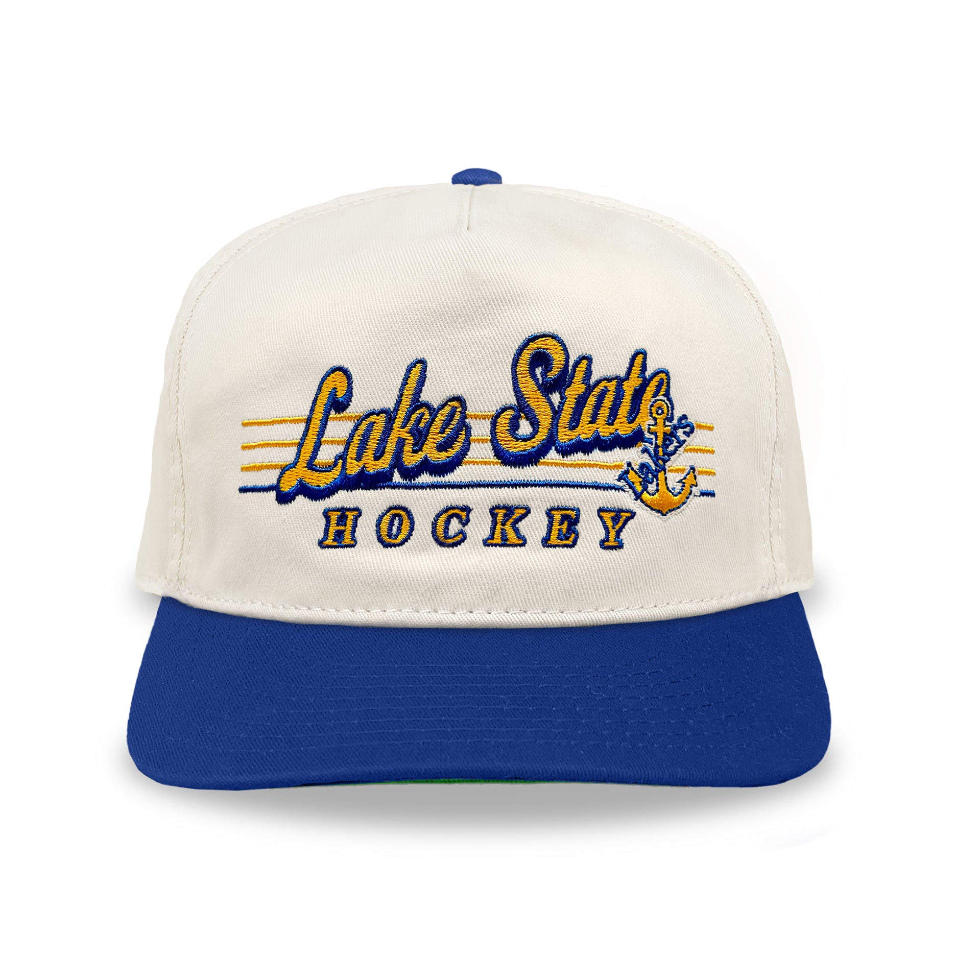 Lake State Hockey Snapback: Cream