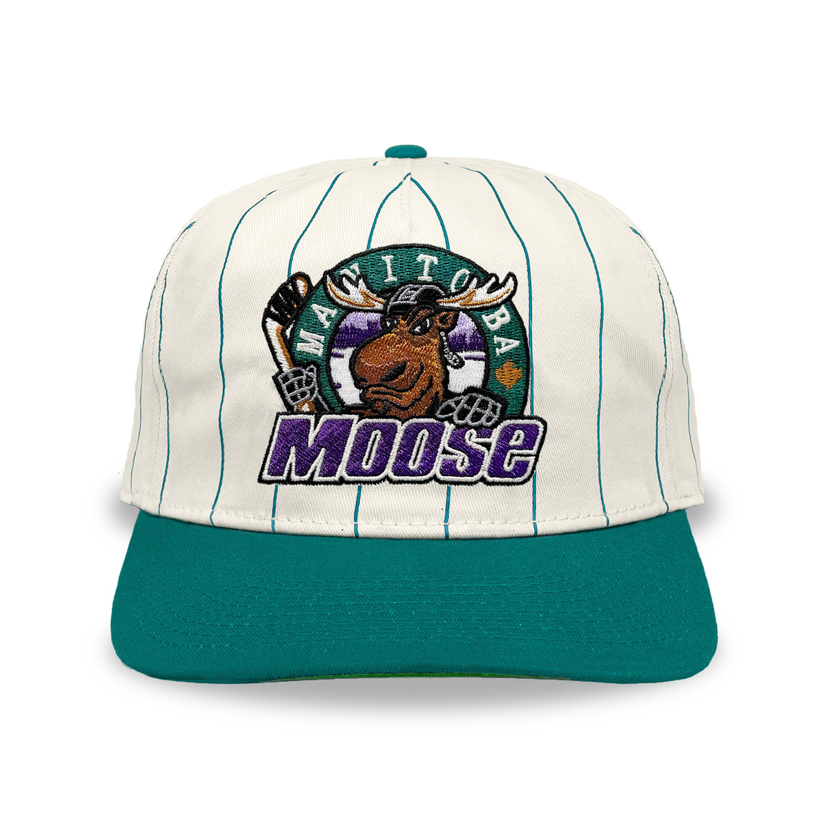 Manitoba Moose Snapback: Pinstripe
