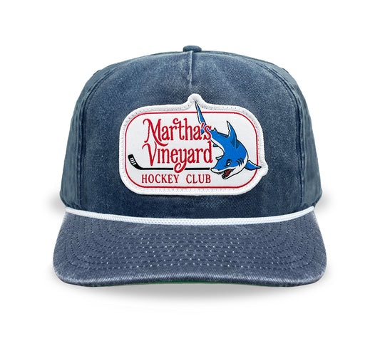Martha's Vineyard Hockey Club Snapback: Vintage Navy