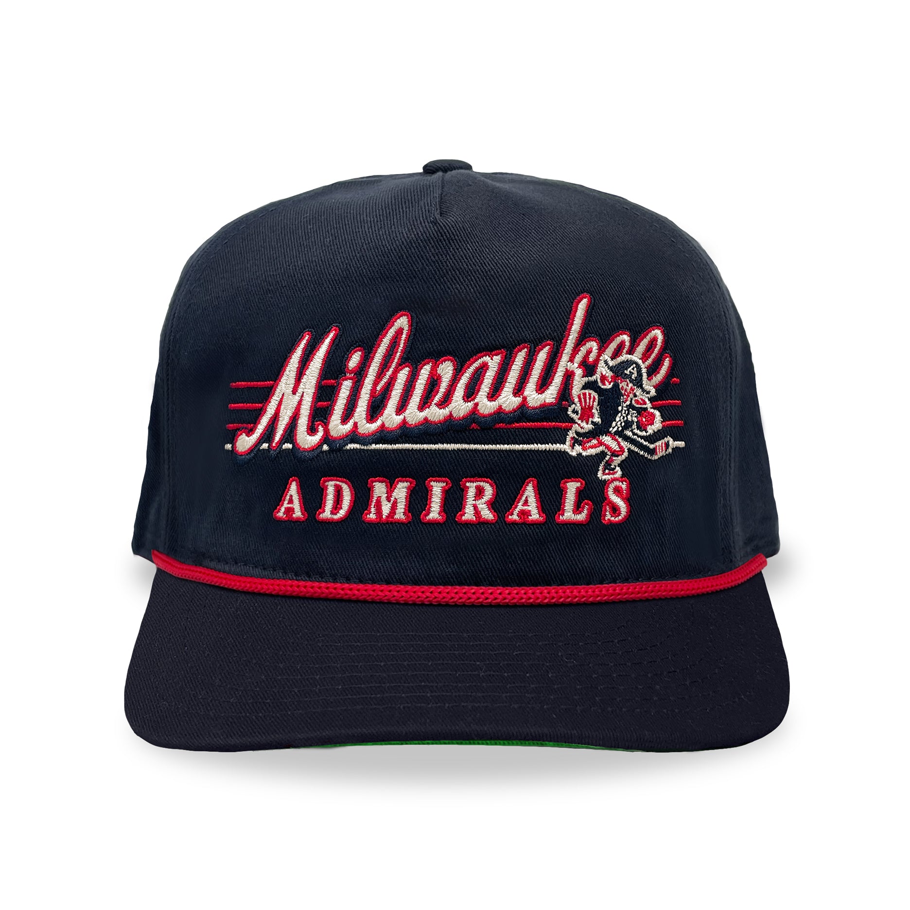 Milwaukee Admirals Snapback: Navy