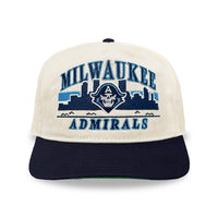 Milwaukee Admirals Snapback: Cream