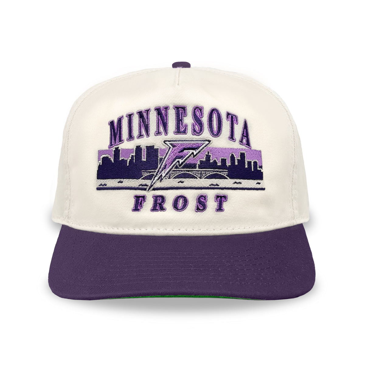 Minnesota Frost Skyline Snapback: Cream