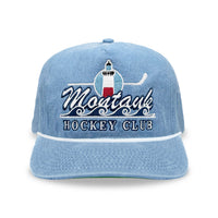 Montauk Hockey Club Snapback: Washed Blue