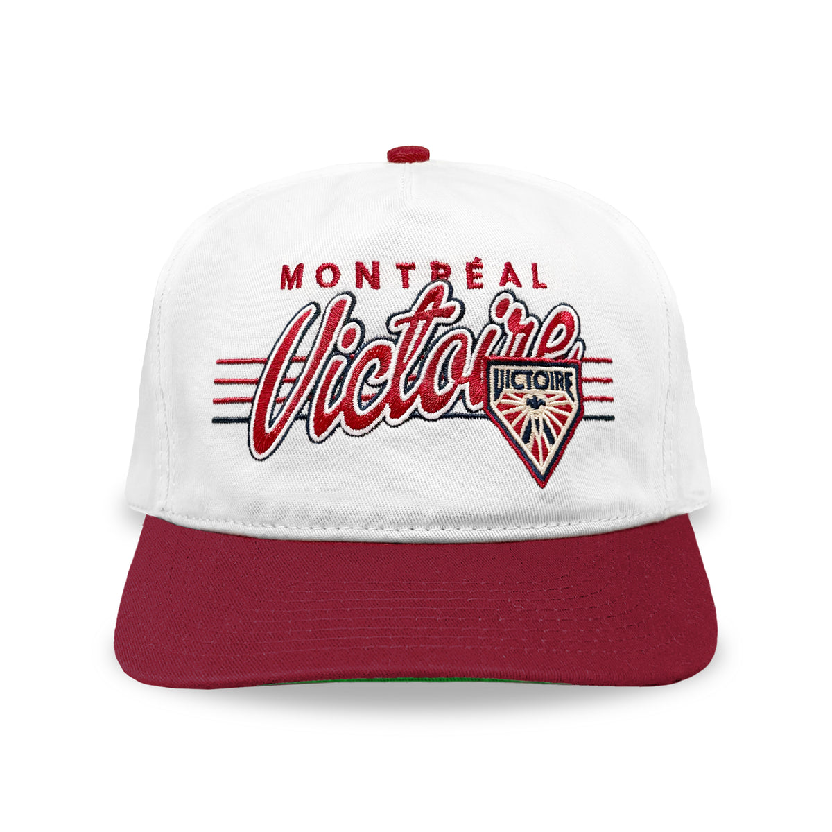 Montreal Victoire Script Snapback: White