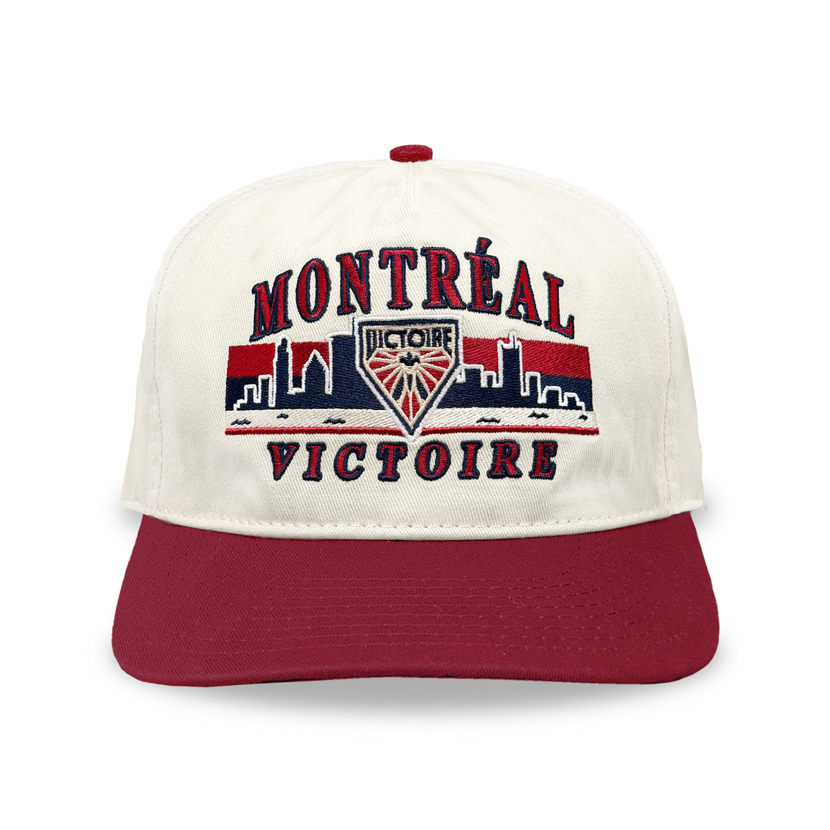 Montreal Victoire Skyline Snapback: Cream