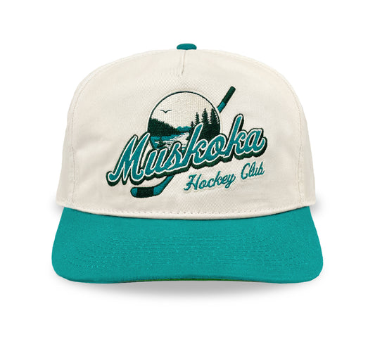 Muskoka Hockey Club Snapback: Cream