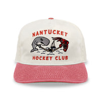 Nantucket Faceoff Snapback: Cream