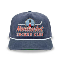 Nantucket Hockey Club Snapback: Washed Navy