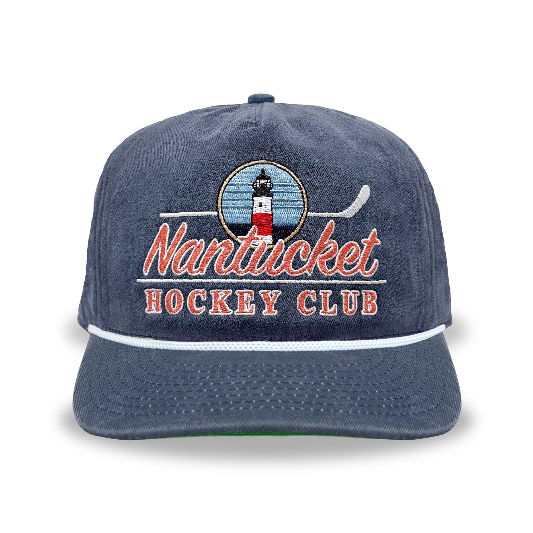 Nantucket Hockey Club Snapback: Washed Navy