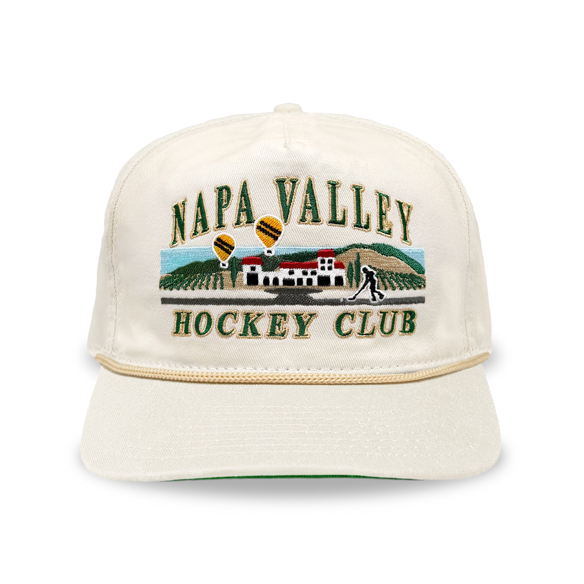 Napa Valley Hockey Club Snapback: Cream
