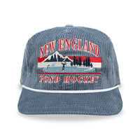 New England Pond Hockey Snapback: Corduroy