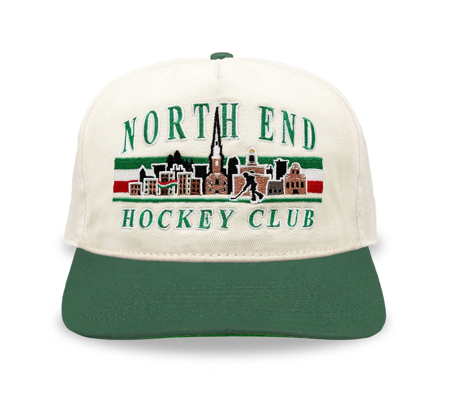 North End Hockey Club Snapback: Cream