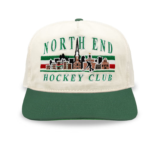North End Hockey Club Snapback: Cream